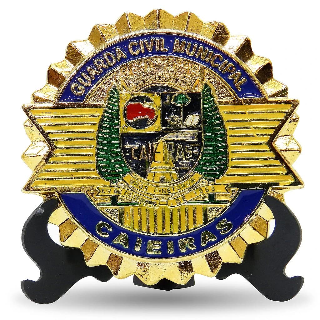 DISTINTIVO DE BOINA - GCM CAIEIRAS — imagem 1