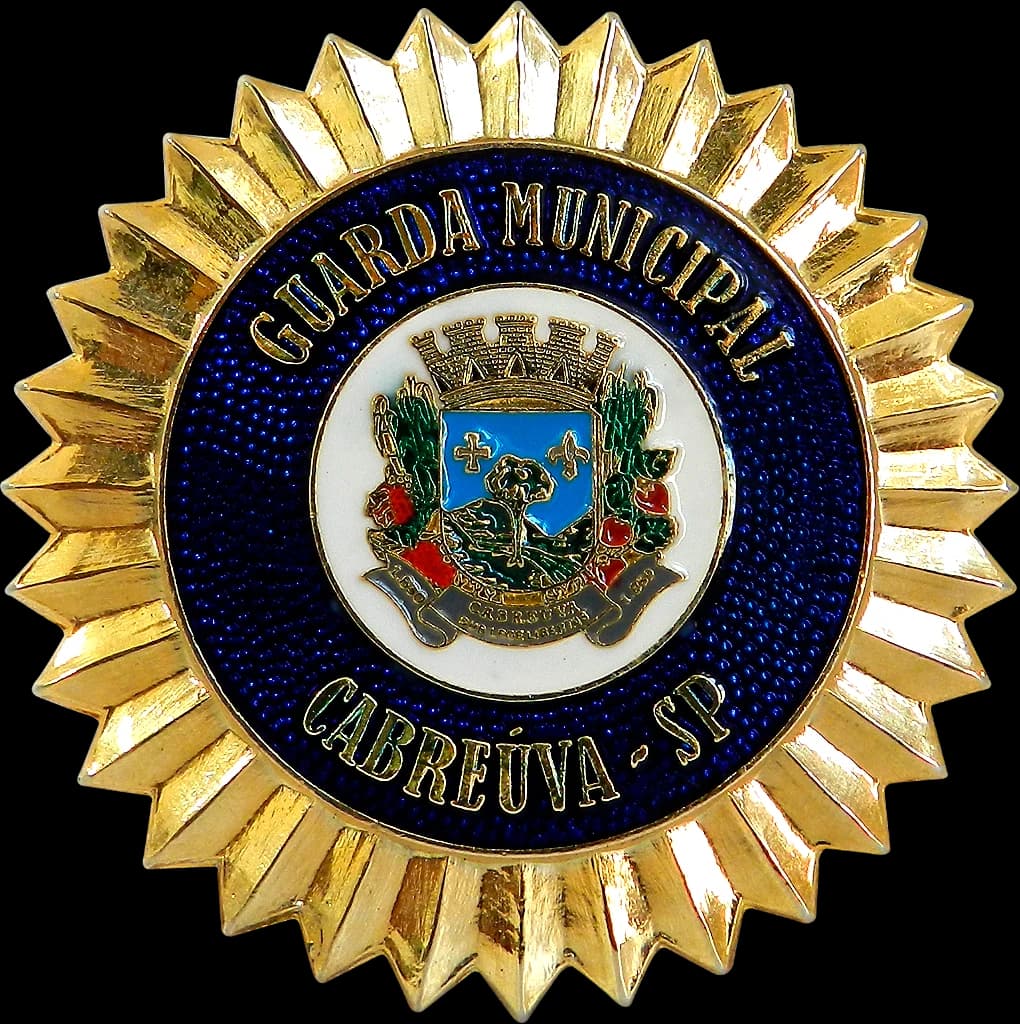 DISTINTIVO DE BOINA - GCM CABREÚVA — imagem 1