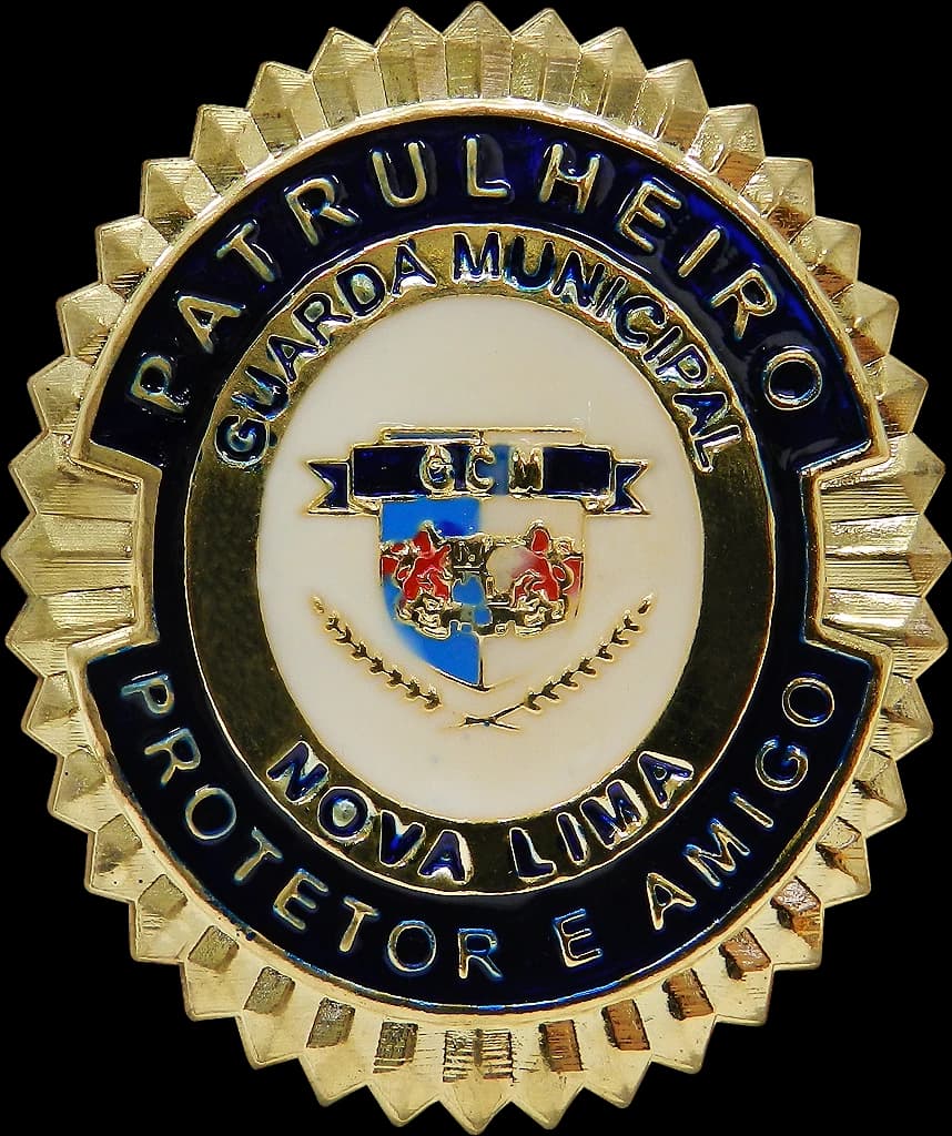 DISTINTIVO DE BOINA - GCM NOVA LIMA — imagem 1