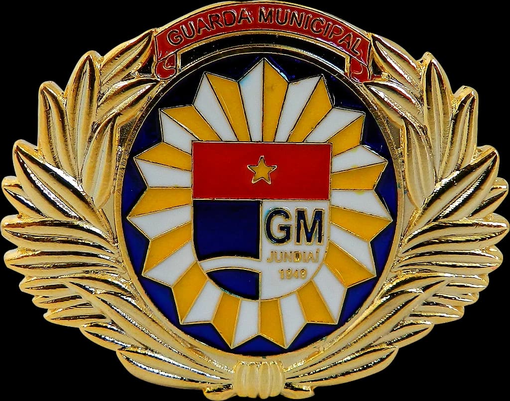 DISTINTIVO DE BOINA - GCM JUNDIAÍ — imagem 1