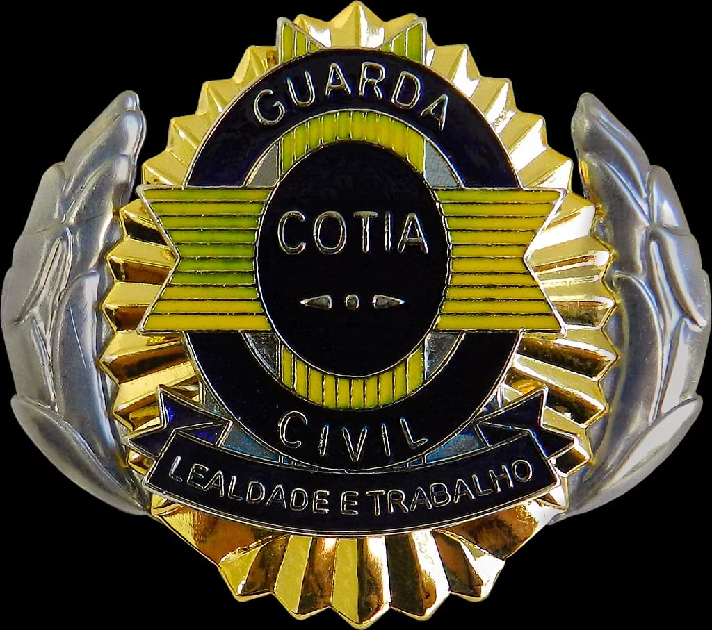 DISTINTIVO DE BOINA - GCM COTIA — imagem 1