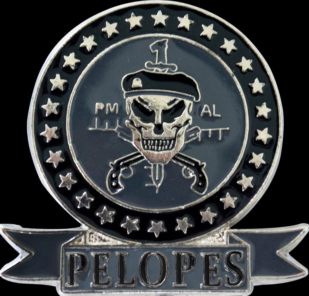 DISTINTIVO DE BOINA - PELOPES / POLÍCIA MILITAR PA — imagem 1
