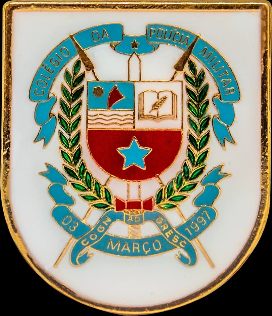 DISTINTIVO DE BOINA - COLÉGIO POLÍCIA MILITAR CE — imagem 1