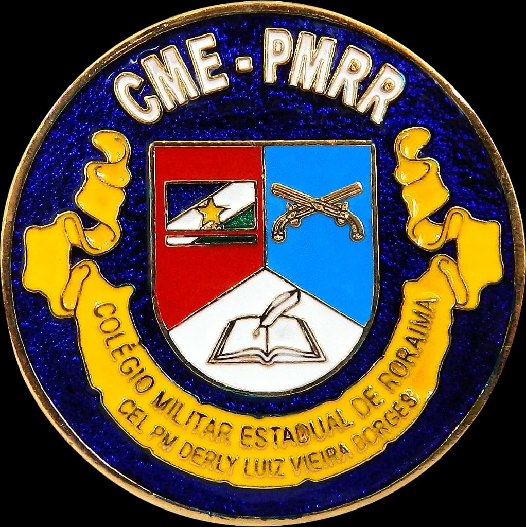 DISTINTIVO DE BOINA - COLÉGIO POLÍCIA MILITAR RR — imagem 1