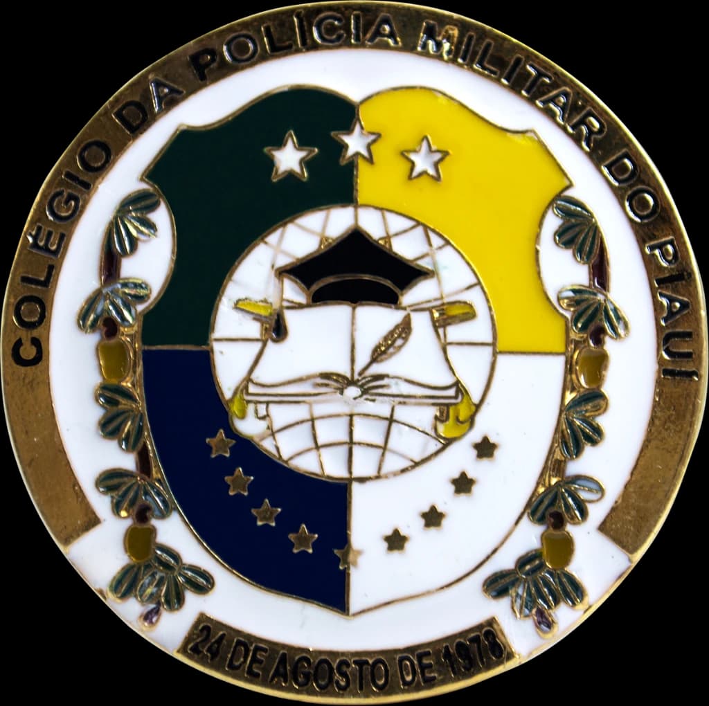 DISTINTIVO DE BOINA - COLÉGIO POLÍCIA MILITAR PI — imagem 1