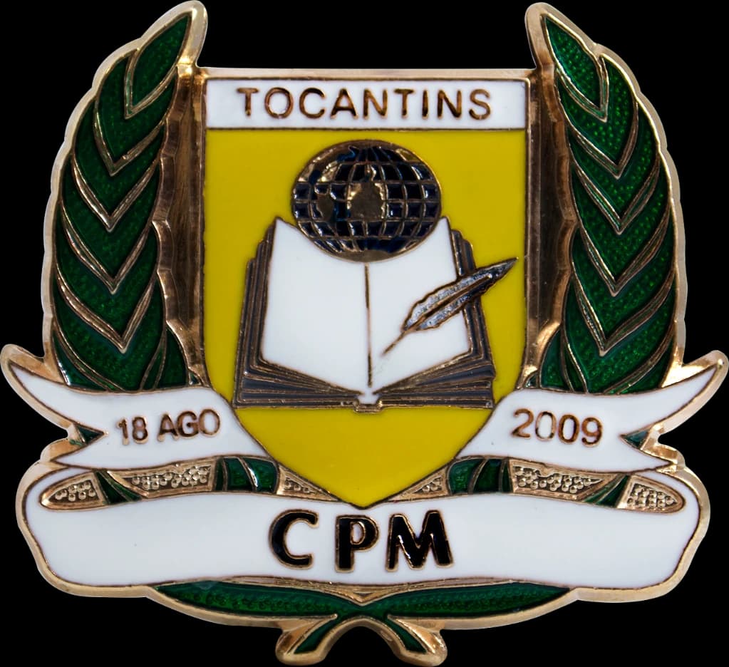 DISTINTIVO DE BOINA - COLÉGIO POLÍCIA MILITAR TO — imagem 1