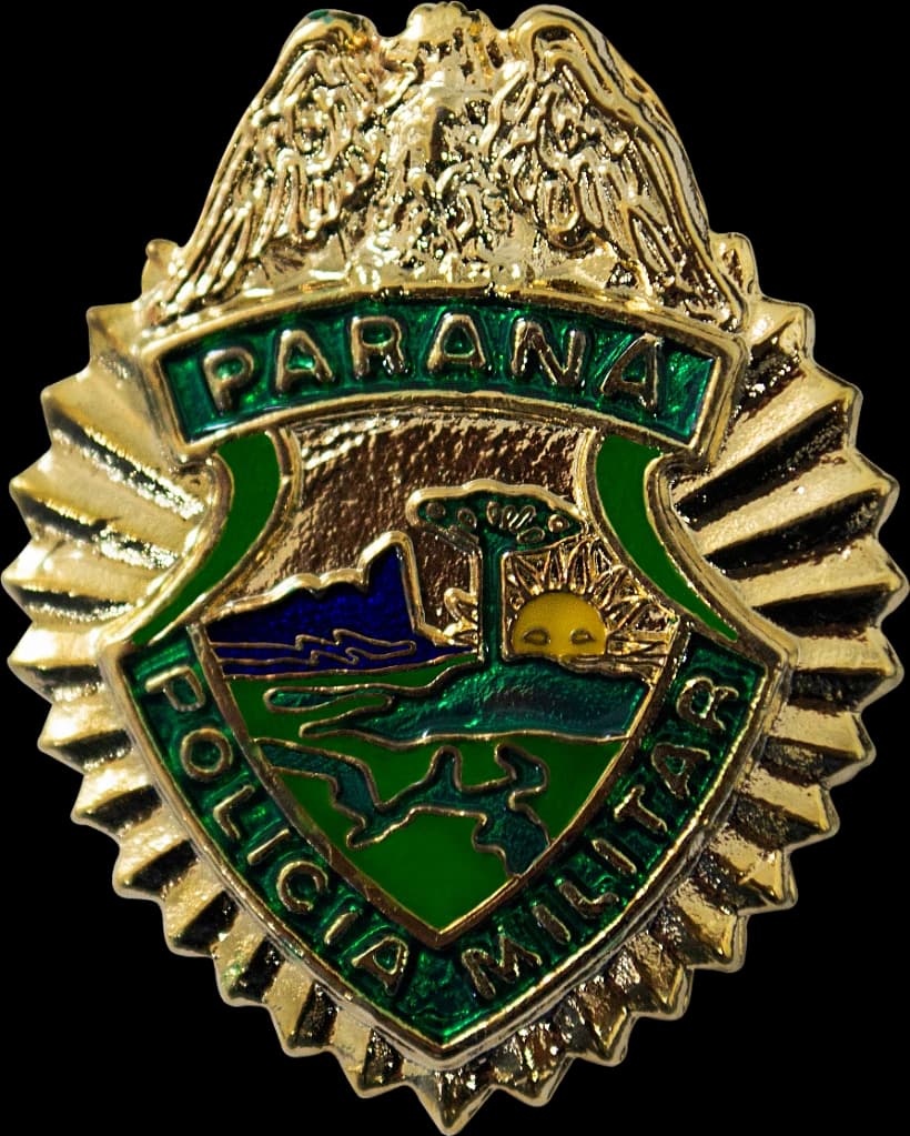 DISTINTIVO DE BOINA - POLÍCIA MILITAR PR — imagem 1