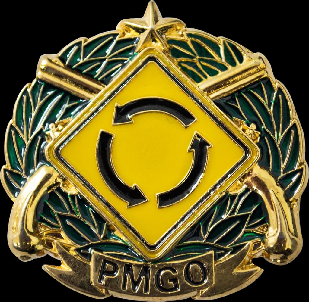 DISTINTIVO DE BOINA - TRÂNSITO POLÍCIA MILITAR GO — imagem 1