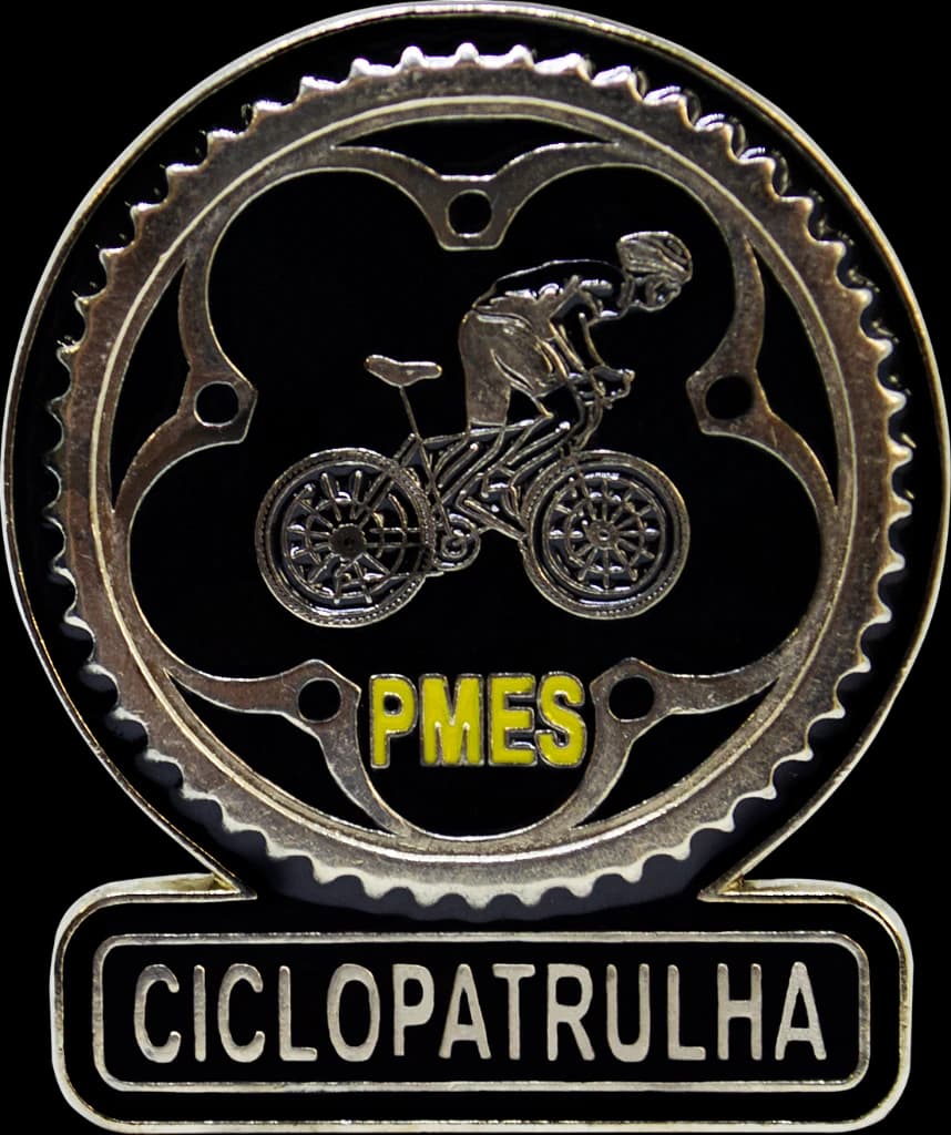 DISTINTIVO DE BOINA - CICLOPATRULHA PM ES — imagem 1