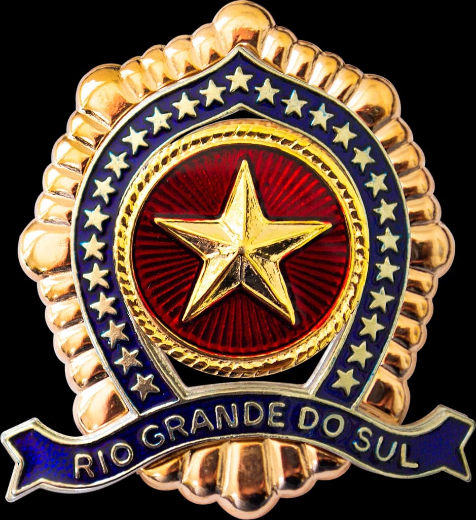 DISTINTIVO DE BOINA - SGT POLÍCIA MILITAR RS — imagem 1