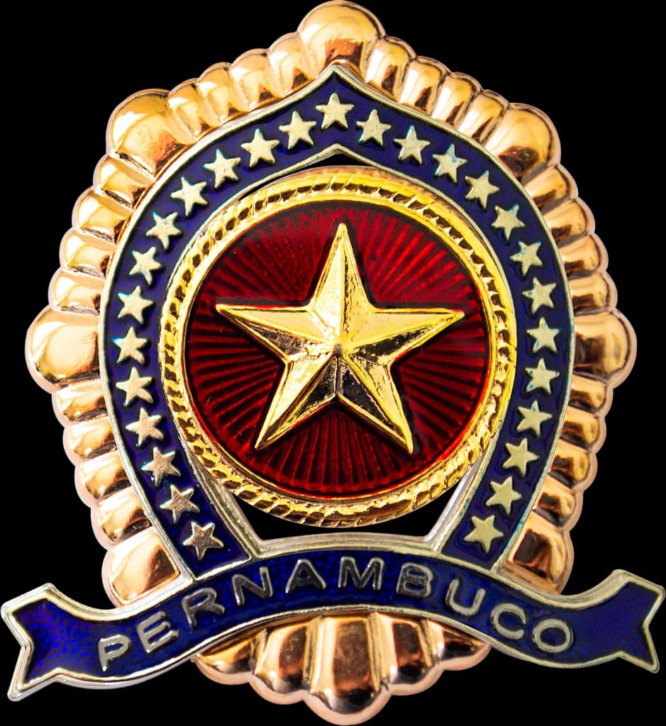 DISTINTIVO DE BOINA - SGT POLÍCIA MILITAR PE — imagem 1