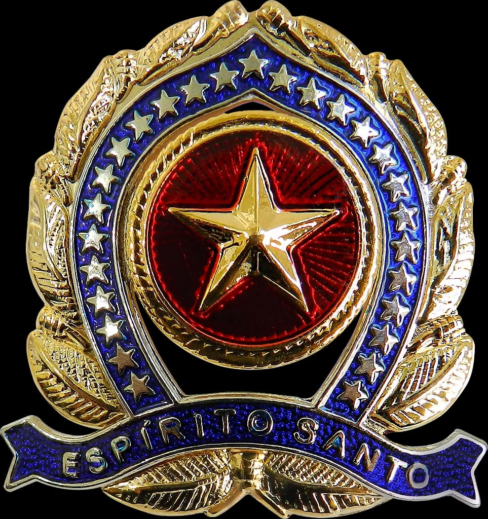 DISTINTIVO DE BOINA - SGT / S TEN. POLÍCIA MILITAR ES — imagem 1
