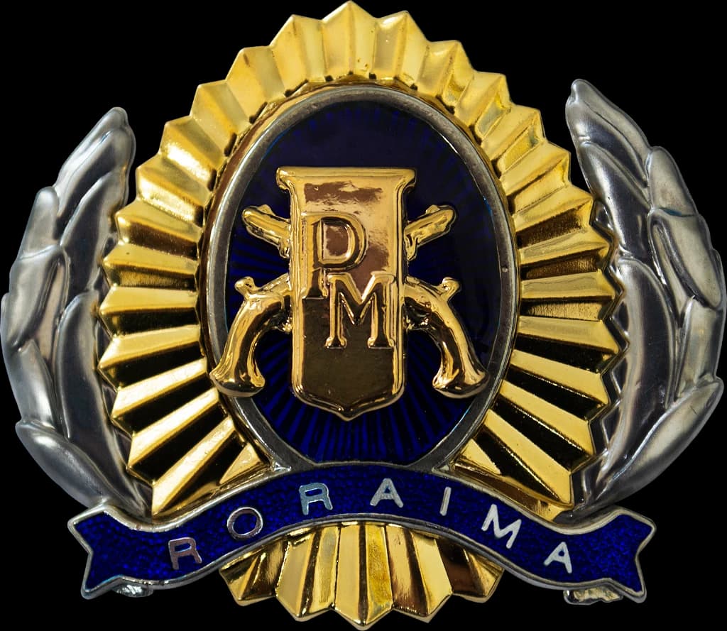 DISTINTIVO DE BOINA - SD / CB POLÍCIA MILITAR RR — imagem 1