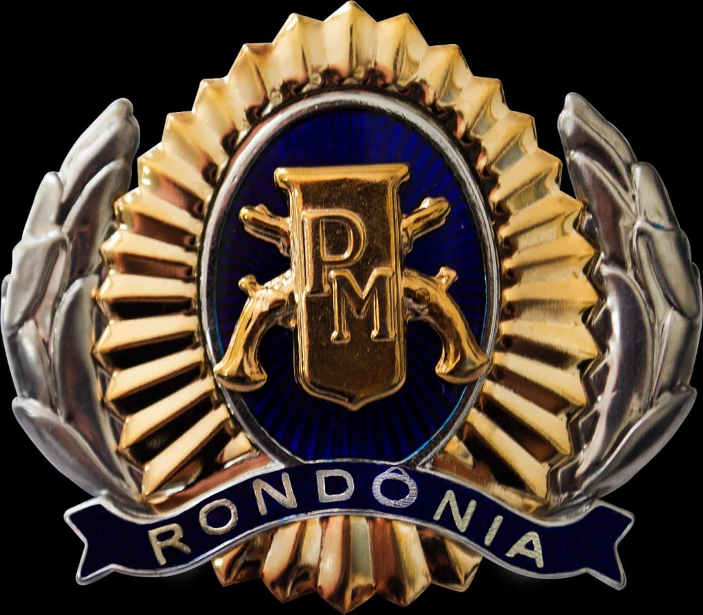 DISTINTIVO DE BOINA - SD / CB POLÍCIA MILITAR RO — imagem 1