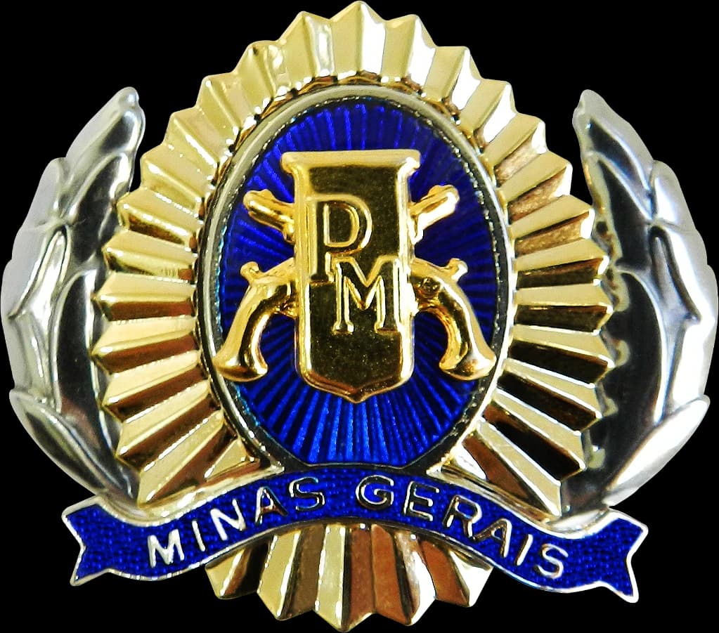 DISTINTIVO DE BOINA - SD / CB POLÍCIA MILITAR MG — imagem 1