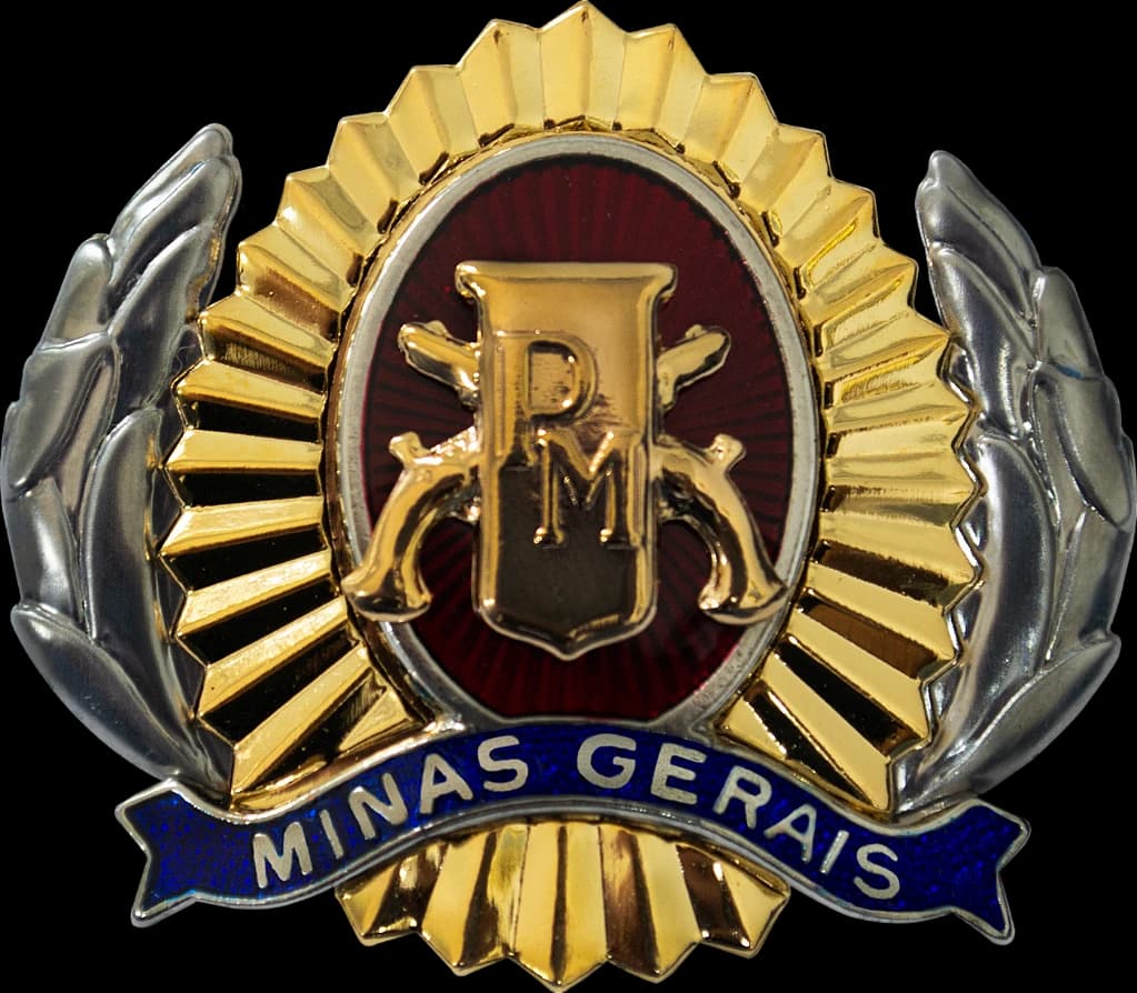 DISTINTIVO DE BOINA - SGT / S TEN. POLÍCIA MILITAR MG — imagem 1