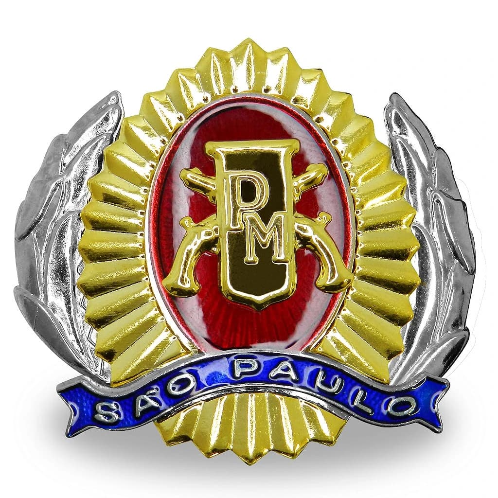 DISTINTIVO DE BOINA - SGT / S TEN. POLÍCIA MILITAR SP — imagem 1
