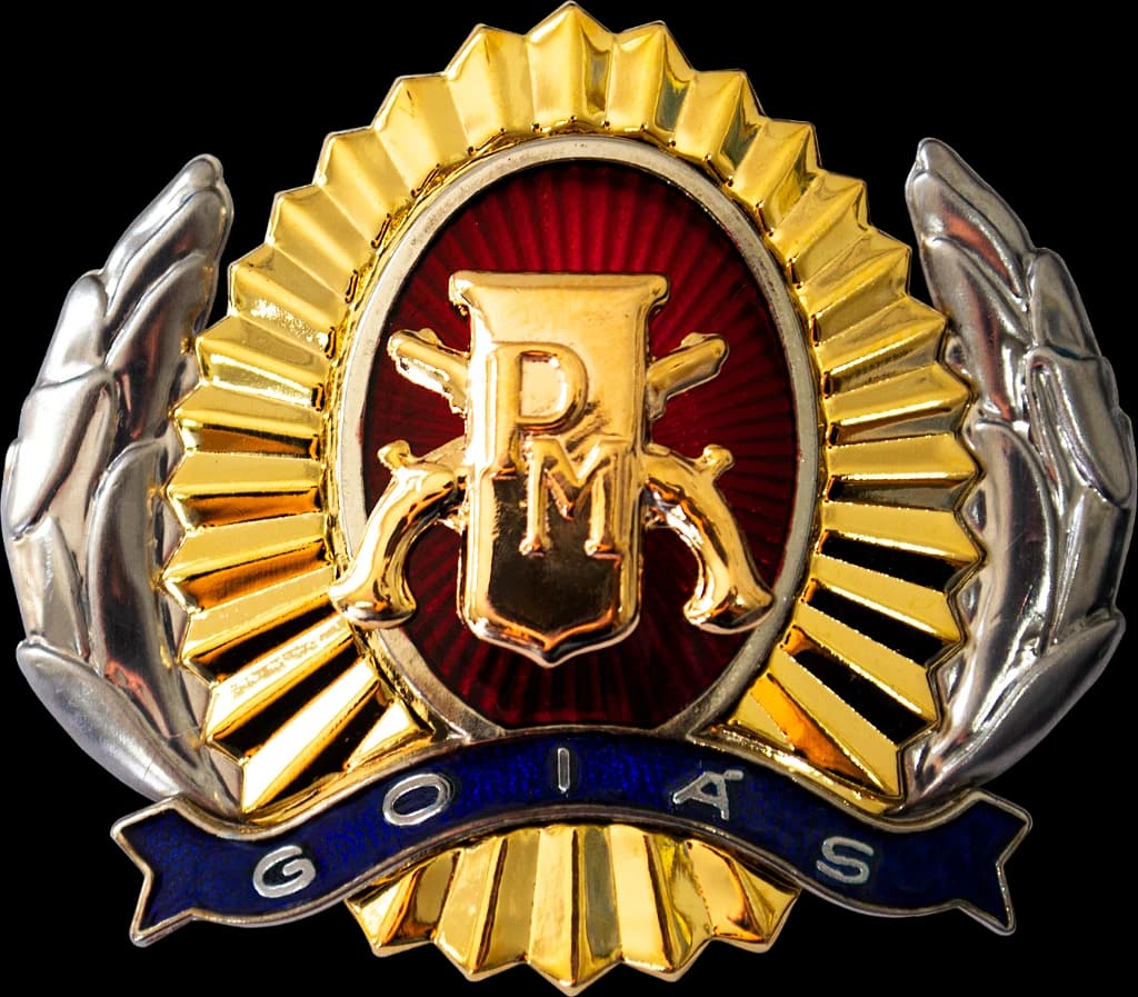 DISTINTIVO DE BOINA - SGT / SUBTENENTE - POLÍCIA MILITAR GO — imagem 1