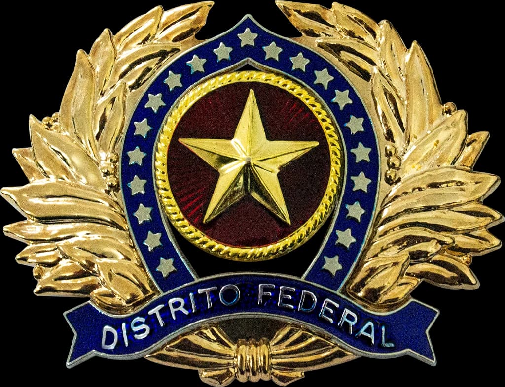 DISTINTIVO DE BOINA - CADETE POLÍCIA MILITAR DF — imagem 1