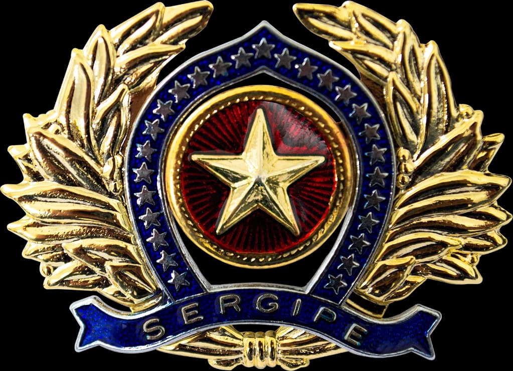 DISTINTIVO DE BOINA - OFICIAL POLÍCIA MILITAR SE — imagem 1