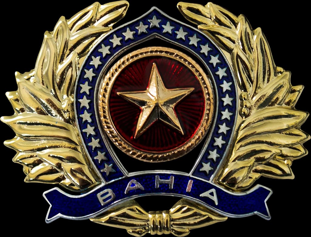 DISTINTIVO DE BOINA - OFICIAL POLÍCIA MILITAR BA — imagem 1