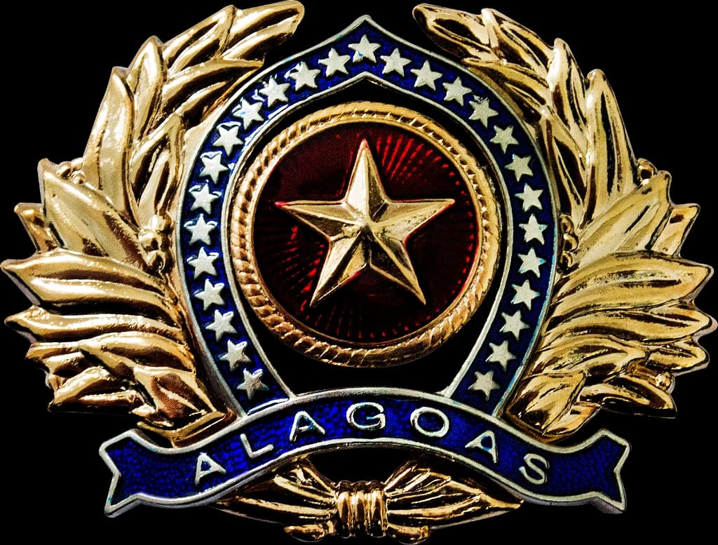 DISTINTIVO DE BOINA - OFICIAL POLÍCIA MILITAR AL — imagem 1