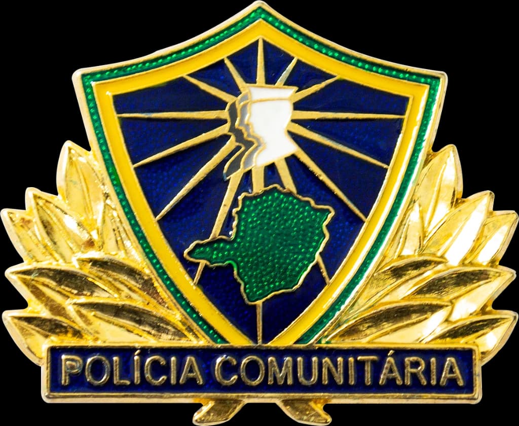 DISTINTIVO DE BOINA - POLÍCIA COMUNIT. MULTIPLICADOR MG — imagem 1