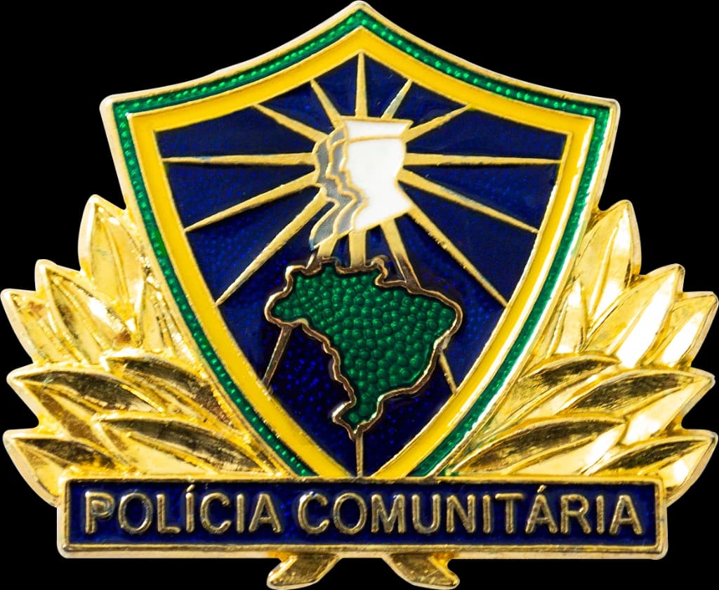 DISTINTIVO DE BOINA - POLÍCIA COMUNIT. MULTIPLICADOR — imagem 1