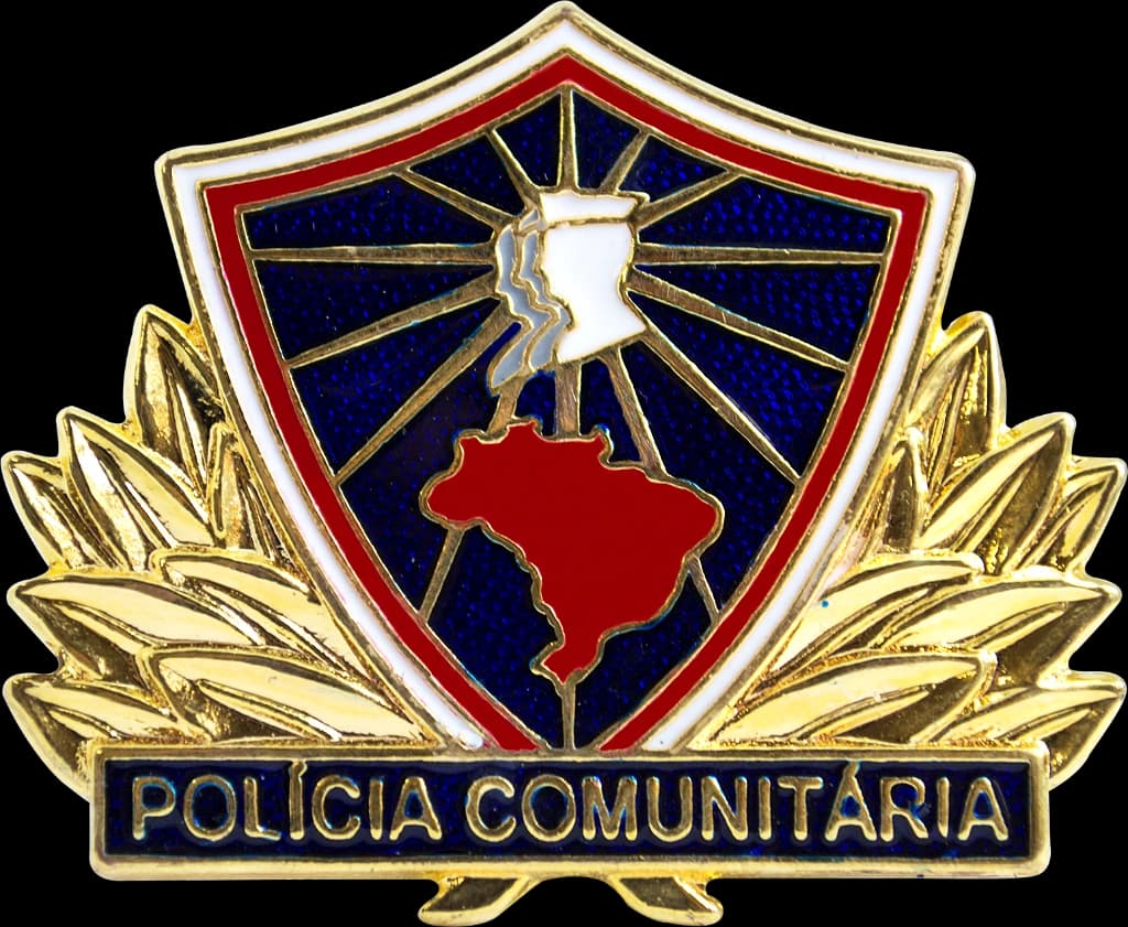 DISTINTIVO DE BOINA - POLÍCIA COMUNITARIA / PROMOTOR — imagem 1