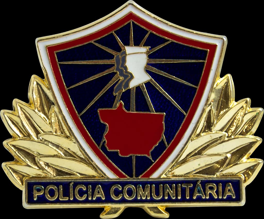 DISTINTIVO DE BOINA - POLÍCIA COMUNIT. / PROMOTOR MT — imagem 1
