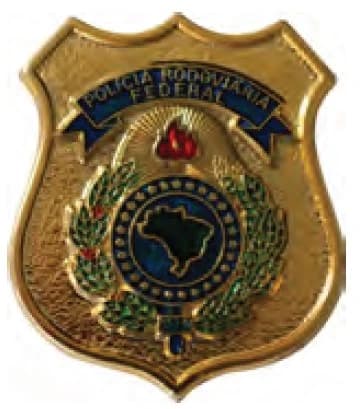 DISTINTIVO DE BOINA - POL. ROV. FEDERAL — imagem 1