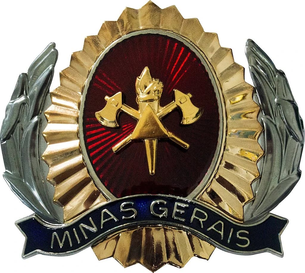 DISTINTIVO DE QUEPE - SGT / SUB BOMBEIRO MG — imagem 1