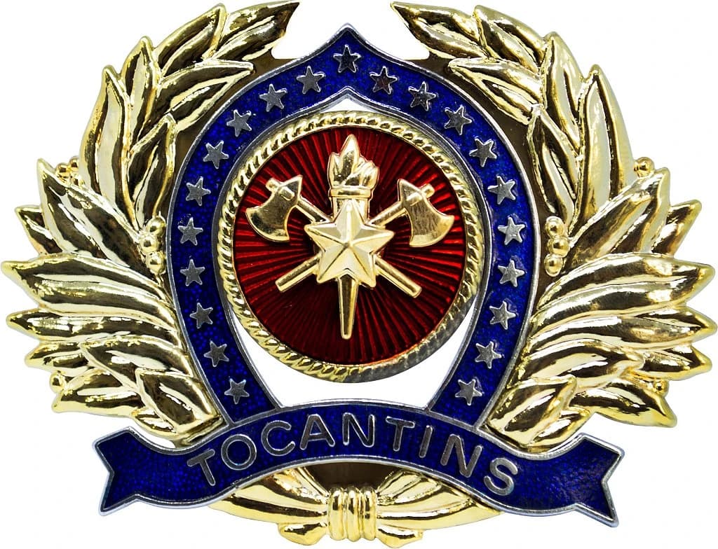 DISTINTIVO DE QUEPE - OFICIAL BOMBEIRO TO — imagem 1