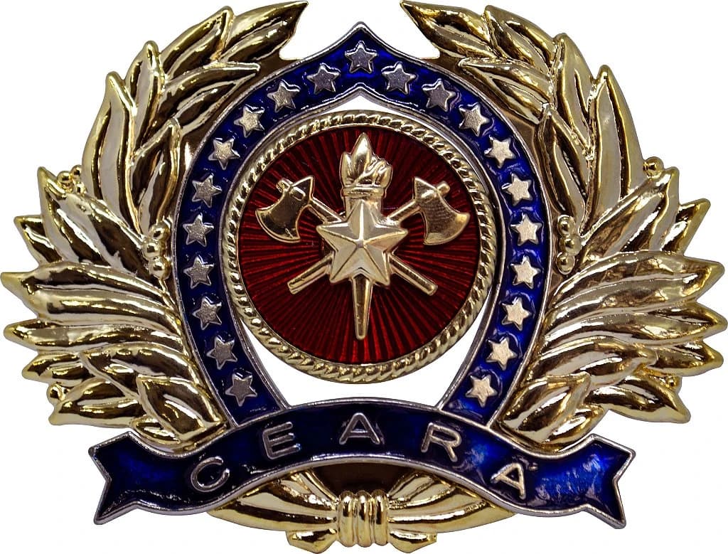 DISTINTIVO DE QUEPE - OFICIAL BOMBEIRO CE — imagem 1
