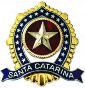DISTINTIVO DE QUEPE - SGT / SUBTENT. PM SC — imagem 1