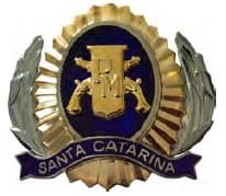 DISTINTIVO DE QUEPE - SD / CB PM SC — imagem 1