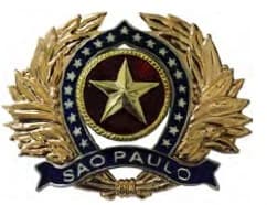 DISTINTIVO DE QUEPE - OFICIAL / PM ESP — imagem 1