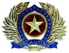 DISTINTIVO DE QUEPE - OFICIAL / PM TO — imagem 1