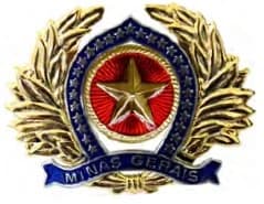 DISTINTIVO DE QUEPE - OFICIAL / PM MG — imagem 1