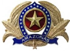 DISTINTIVO DE QUEPE - OFICIAL / PM AM — imagem 1