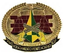 DISTINTIVO DE QUEPE - POLÍCIAMENTO PENITENCIÁRIO PM DF — imagem 1