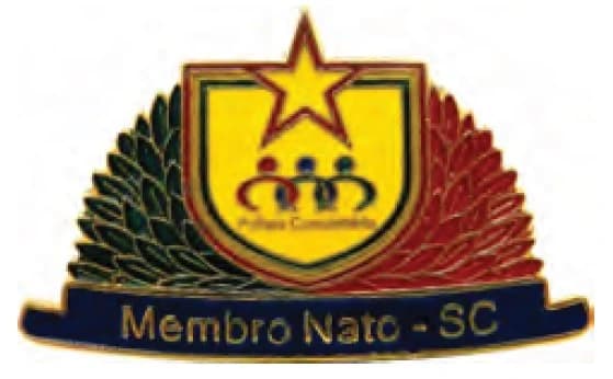 DISTINTIVO DE QUEPE - MEMBRO NATO SC — imagem 1