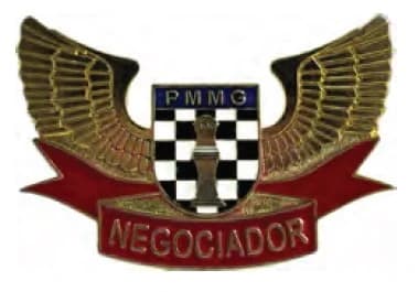 DISTINTIVO DE QUEPE - NEGOCIADOR / PM MG — imagem 1