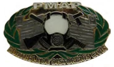DISTINTIVO DE QUEPE - CONTROLE DE DISTURBIOS PM AP — imagem 1