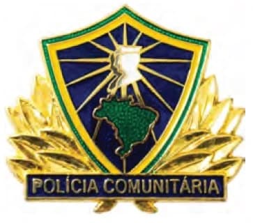 DISTINTIVO DE QUEPE - POLÍCIA COMUNITÁRIA — imagem 1