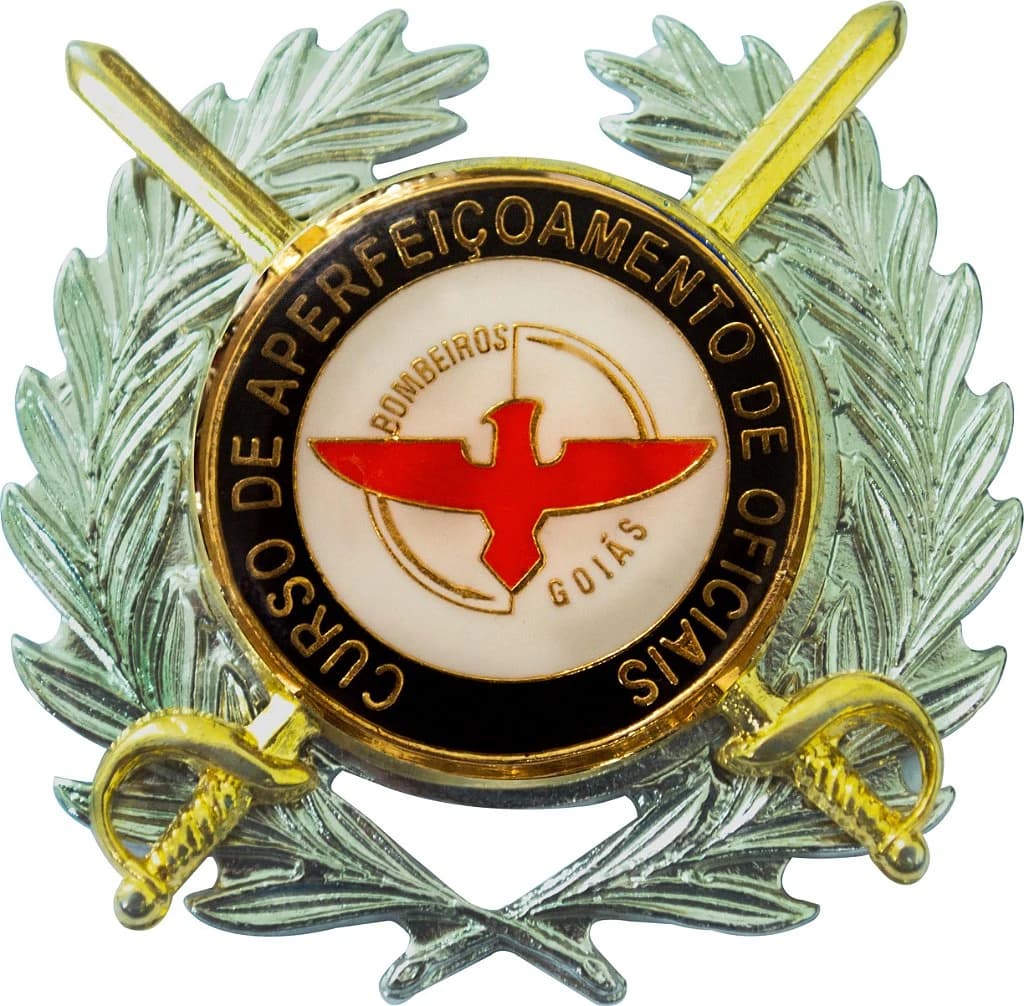 DISTINTIVO DE CURSO - APERFEIÇOAMENTO DE OFICIAIS / CBM GO — imagem 1