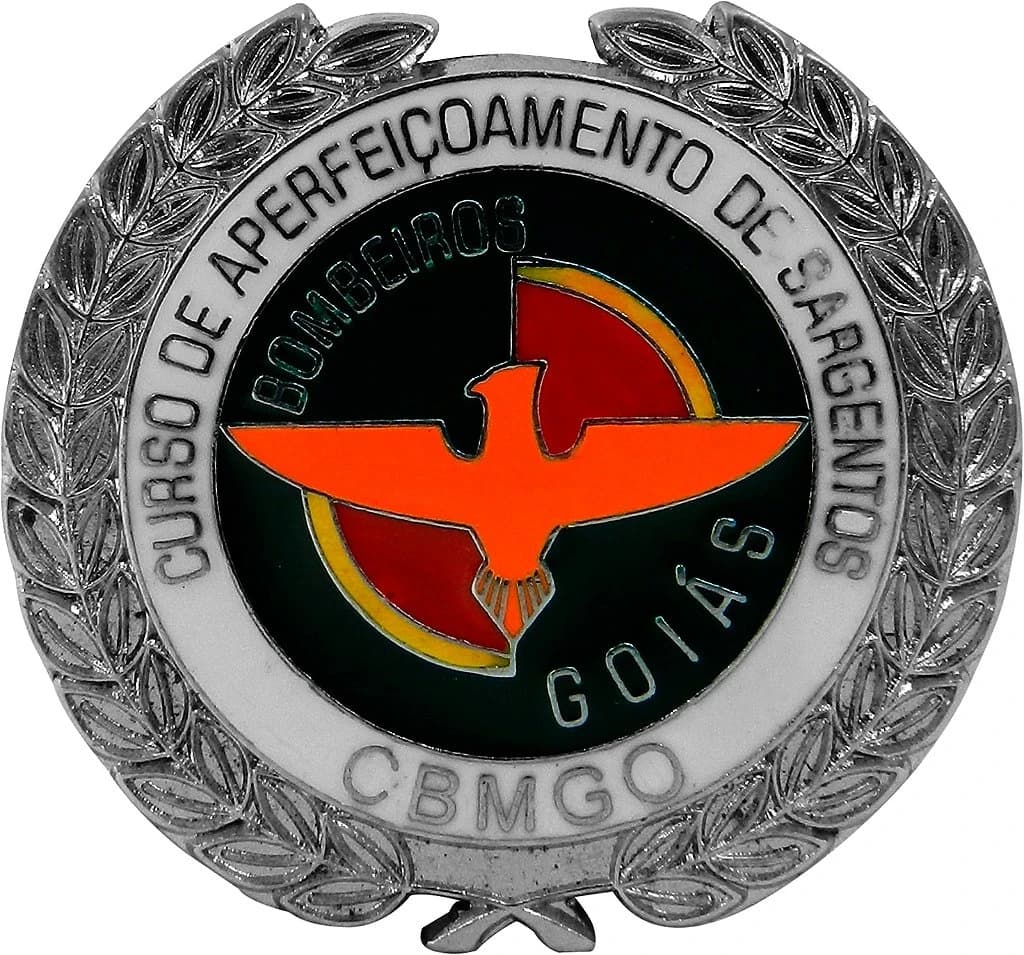 DISTINTIVO DE CURSO - APERFEIÇOAMENTO DE SARGENTO / CBM GO — imagem 1