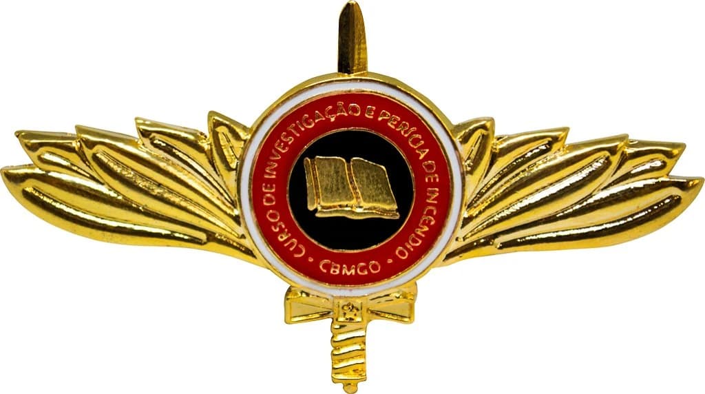 DISTINTIVO DE CURSO - INVEST. PERÍCIA INCÊNDIO / CBM GO — imagem 1