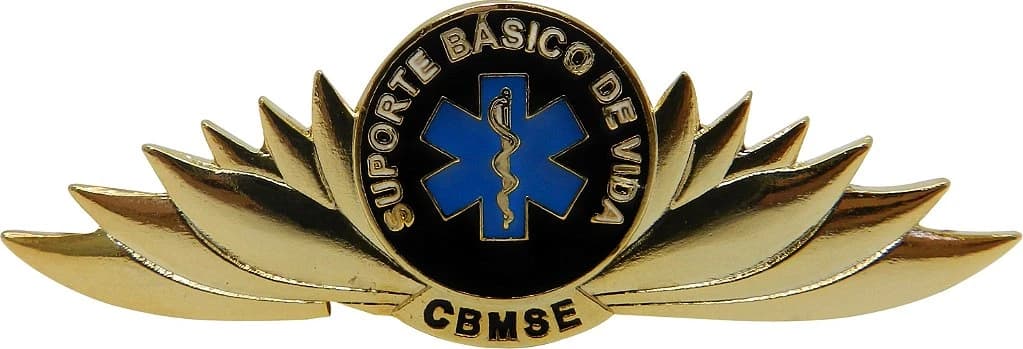 DISTINTIVO DE CURSO - SUPORTE BÁSICO DE VIDA / CBM SE — imagem 1