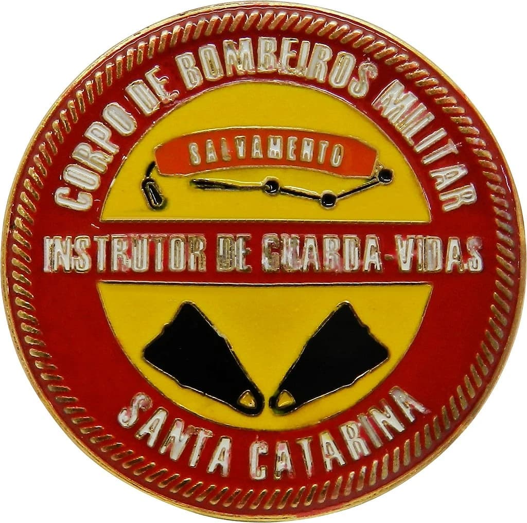 DISTINTIVO DE CURSO - INSTRUTOR DE GUARDA-VIDAS / CBM SC — imagem 1